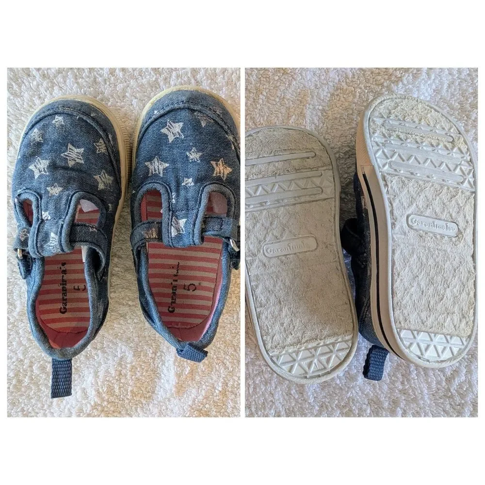 Bundle of 5 Girls Shoes Size 5 Sneakers Sandals Jelly Flats Mixed